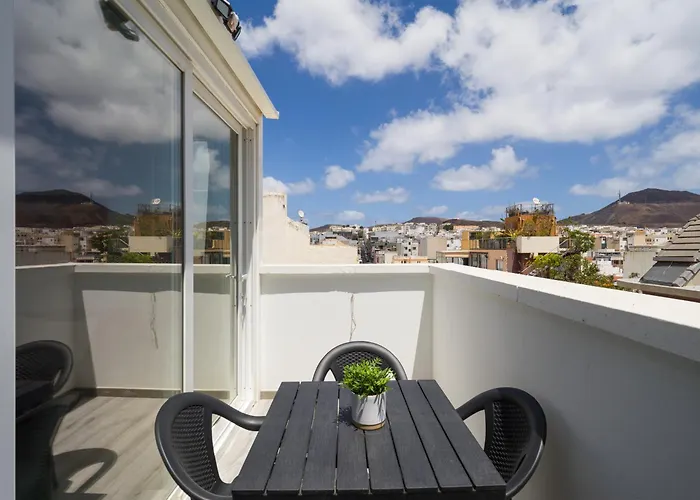 Feriehus Penthouse Terrace City-sea View By Canariasgeytaway